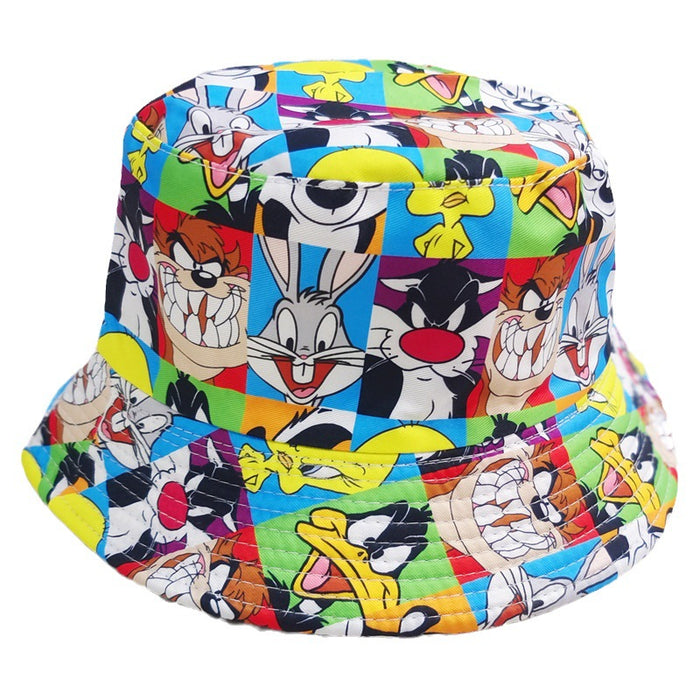 Wholesale Cartoon Print Cotton Bucket Hat JDC-FH-BoD017