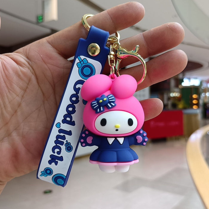 Wholesale Cartoon Silicone Doll Keychain JDC-KC-KuangK037