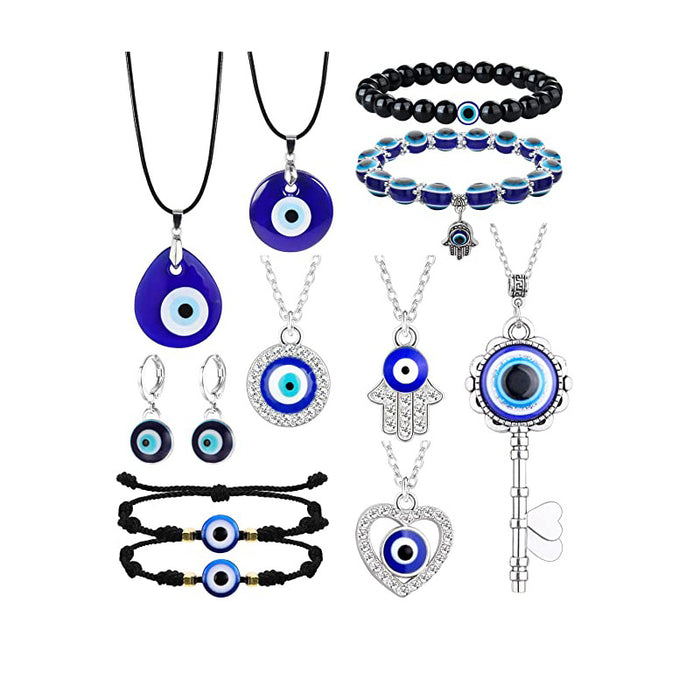 Wholesale Blue Eye Multi Style Mixed Set Devil's Eye Bracelet Hanging