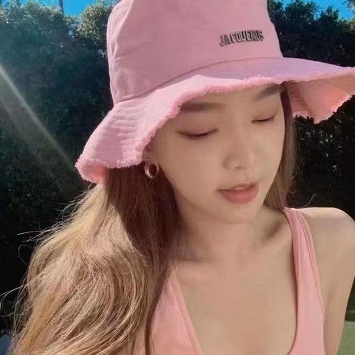 Wholesale Big-brimmed Fisherman Hat Holiday Hanging Hat Sunscreen Sunshade Hat