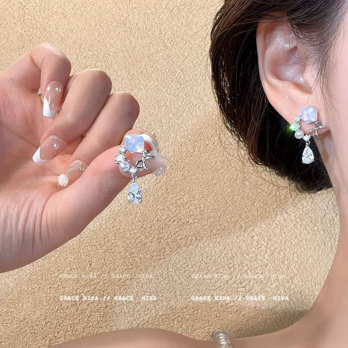 Wholesale Grape Theme Acrylic Earrings - Summer Fashion Jewelry Accessory Gift