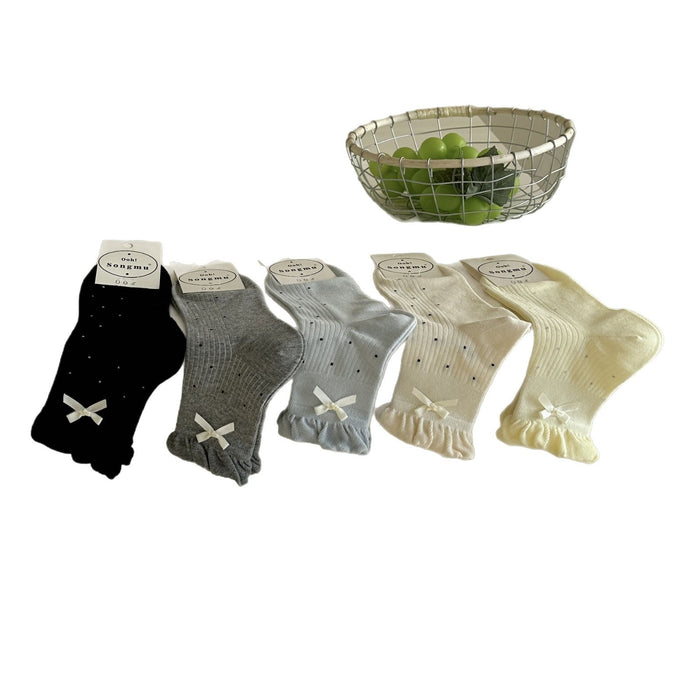 Wholesale Socks, bow, middle tube, socks, pile of socks