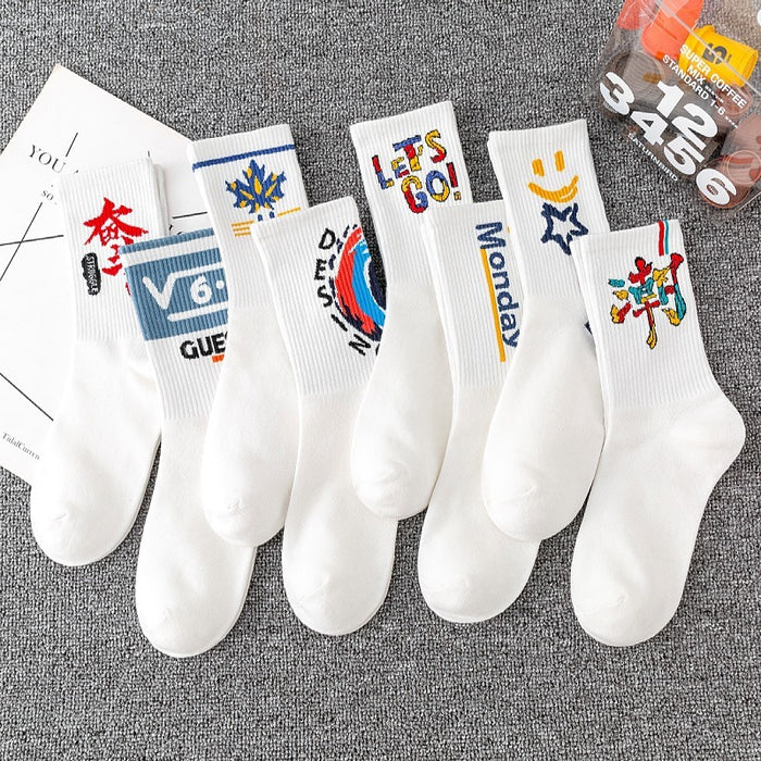 Wholesale Socks women' s sports socks cotton socks white stockings autumn and winter