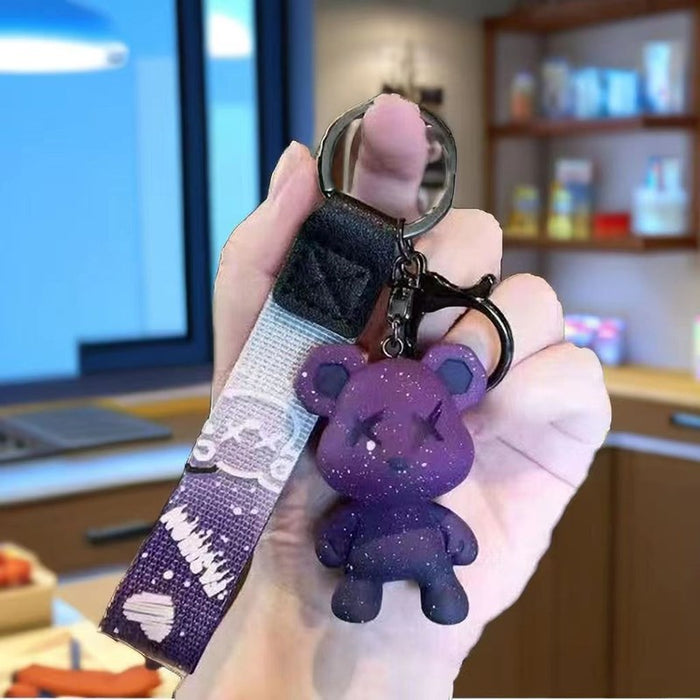 Wholesale Keychain Doll Pendant PVC Cute Cartoon Couple Bag Pendant Chain