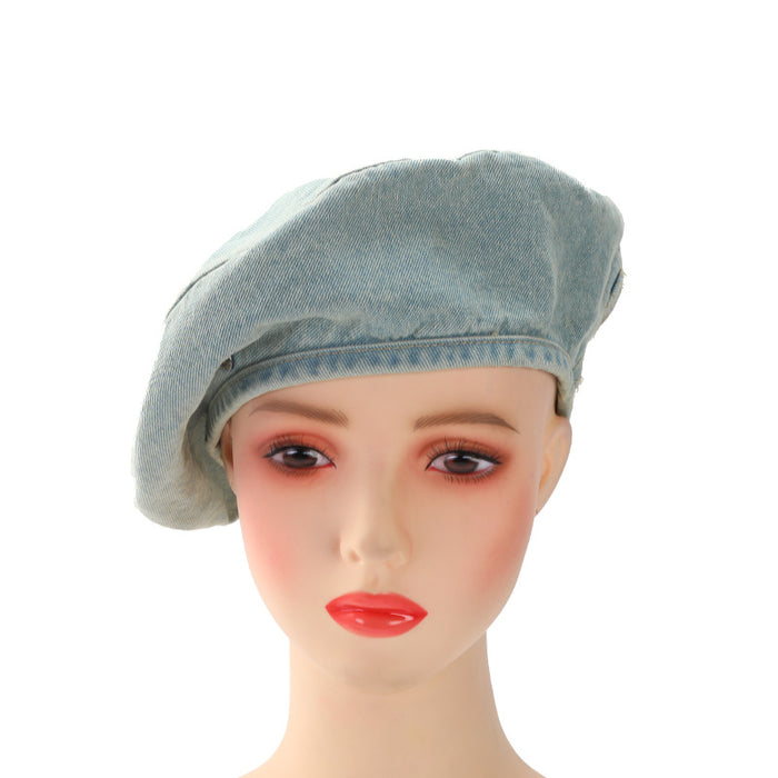 Wholesale Solid Color Painter's Hat, Versatile British Style Fabric Hat