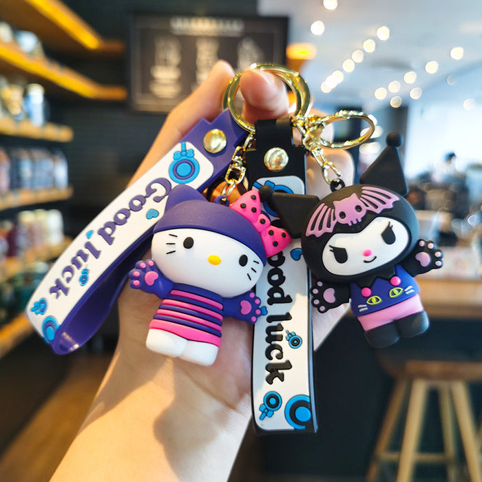 Wholesale Cartoon Doll Silicone Keychain JDC-KC-Tingm206