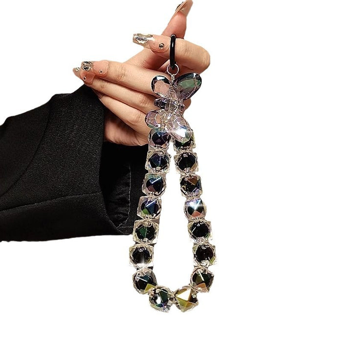 Wholesale Acrylic Butterfly Mobile Phone Chain Keychain Mobile Phone Chain
