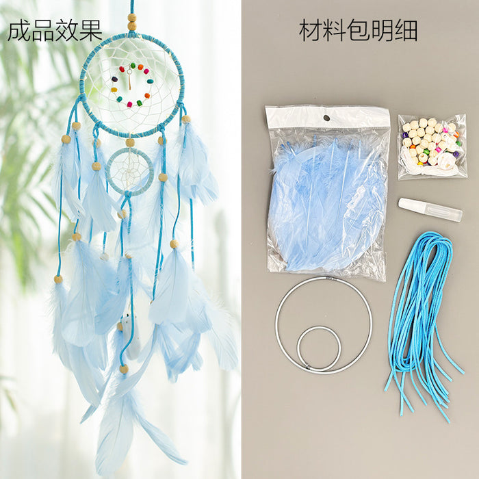 Wholesale DIY Dreamcatcher Wind Chime Craft Kit Family Team Building Activity Kids Craft Supply MOQ≥2