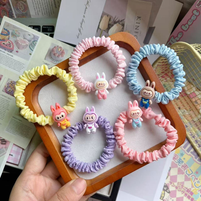 Wholesale Cartoon Cute Plush Plush Hair Band Hair Rope Student Rubber Band Hair Accessories