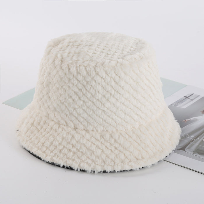 Wholesale winter plush warm fisherman hat with copper coin pattern printing JDC-HT-ShunY002