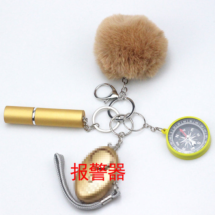 Wholesale Compass Wool Keychain 4-piece Set JDC-KC-TouMS086