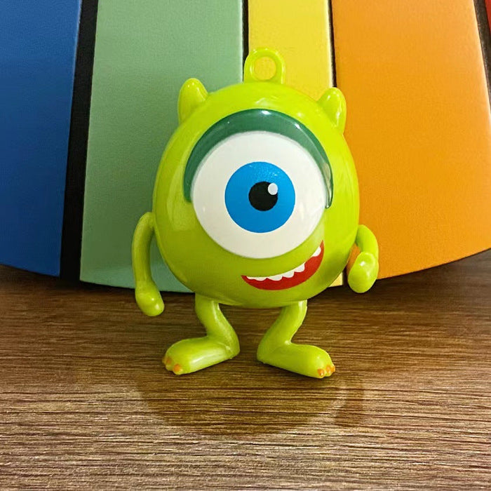 Wholesale I Loveyou Luminous and Loud Green Man Keychain with Big Eyes JDC-KC-HHY001