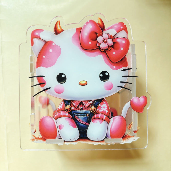 Wholesale Plastic Creative Cute Cartoon Acrylic Pencil Case JDC-PC-MangH002