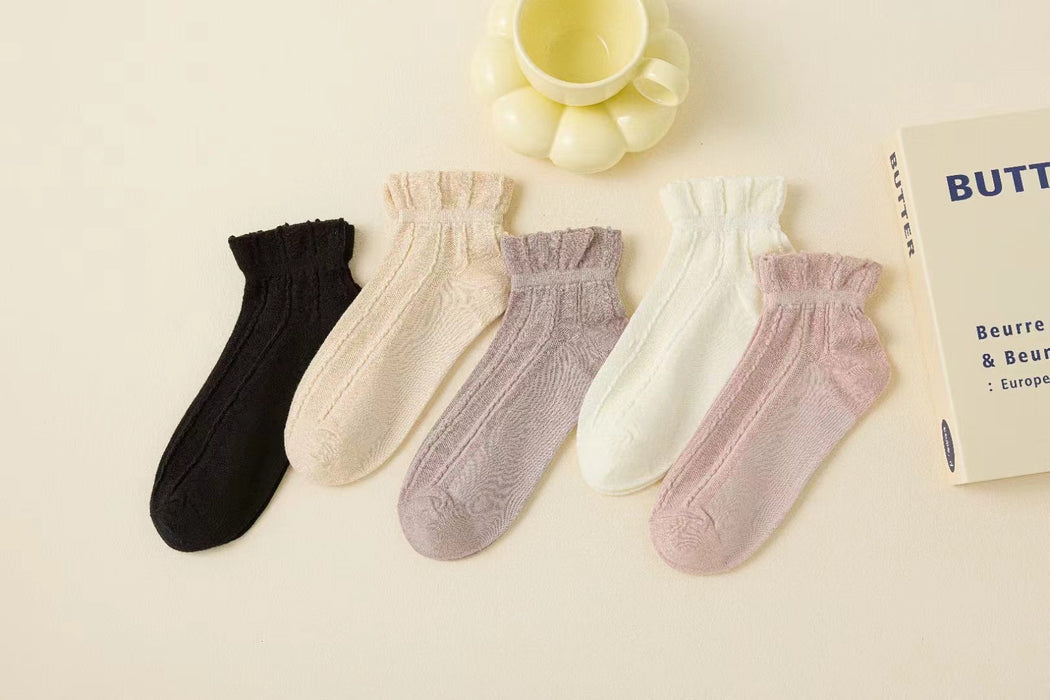 Wholesale Socks Short Socks Thin Breathable Shallow Mouth Cute Student Short Tube Breathable