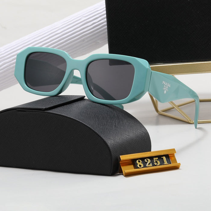 Wholesale New retro polygonal sunglasses, fashionable and personalized street photography sunglasses
