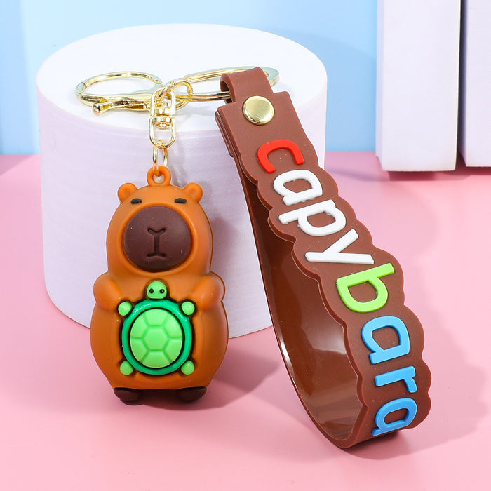 Wholesale  Capybara Small Pendant Doll Keychain