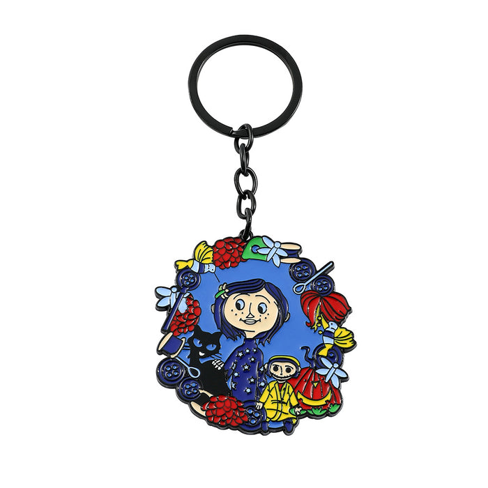 Wholesale Cartoon Anime Metal Keychain JDC-KC-BS023