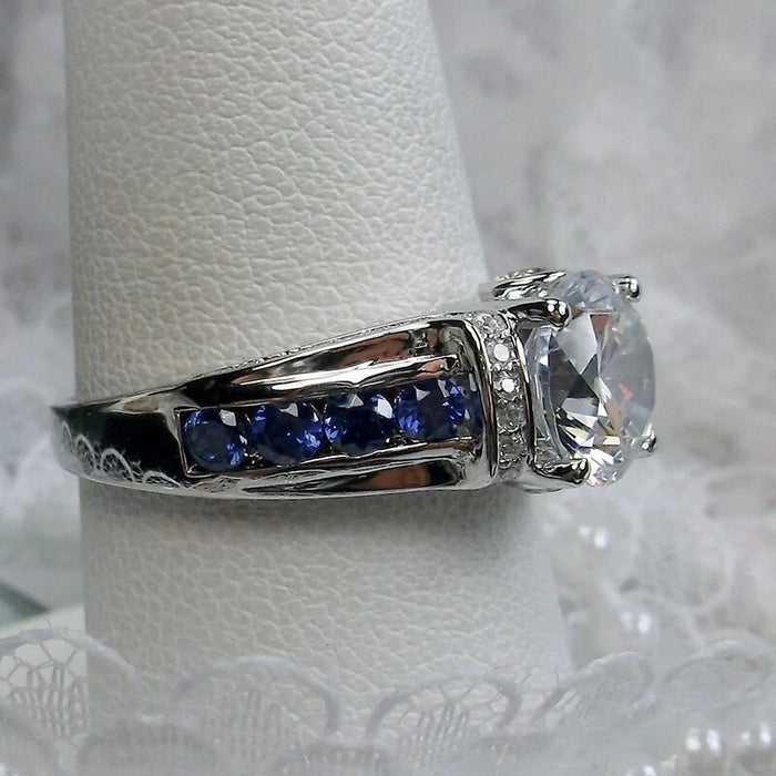 Wholesale Fashionable Rings Geometric Zircon Rings