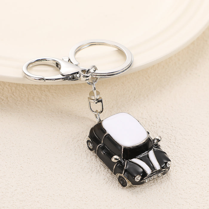 Wholesale Creative Car Keychain Burgundy Zinc Alloy Fashion Accessory MOQ≥2
