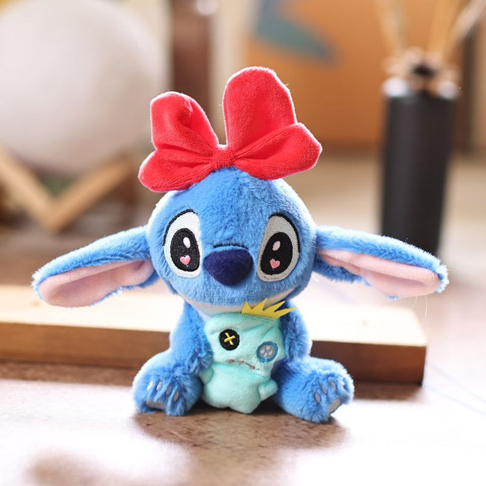 Wholesale Cute cartoon pendant plush toy alien doll bag pendant keychain doll