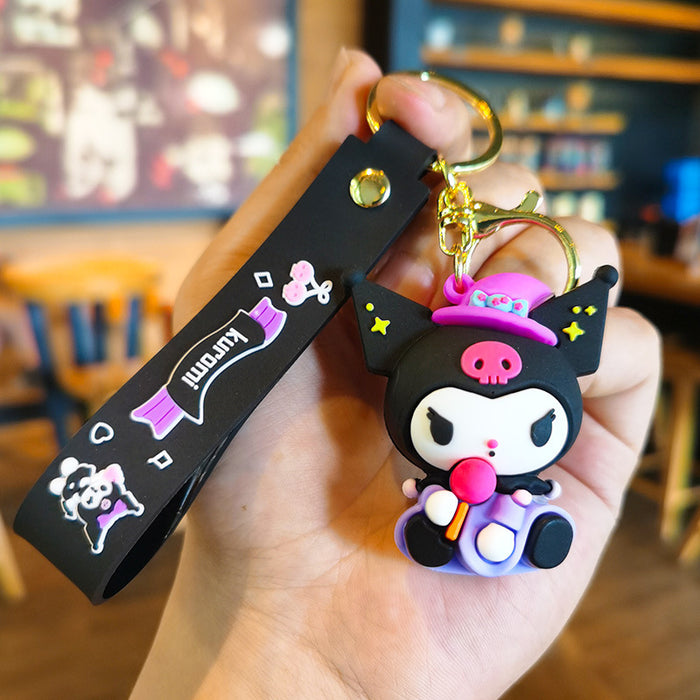 Wholesale Cartoon Silicone Doll Keychain JDC-KC-Tingm298