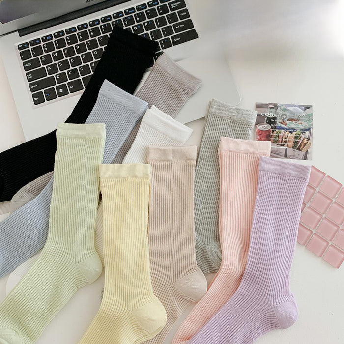 Wholesale Middle socks, pure cotton long socks, pile socks