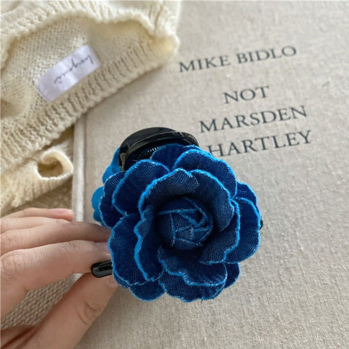 Wholesale Fabric flower hair clip, fashionable and versatile hair accessory