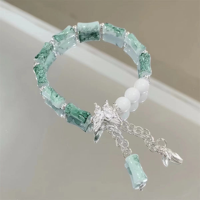 Wholesale Bamboo Ink Butterfly Bracelet Versatile