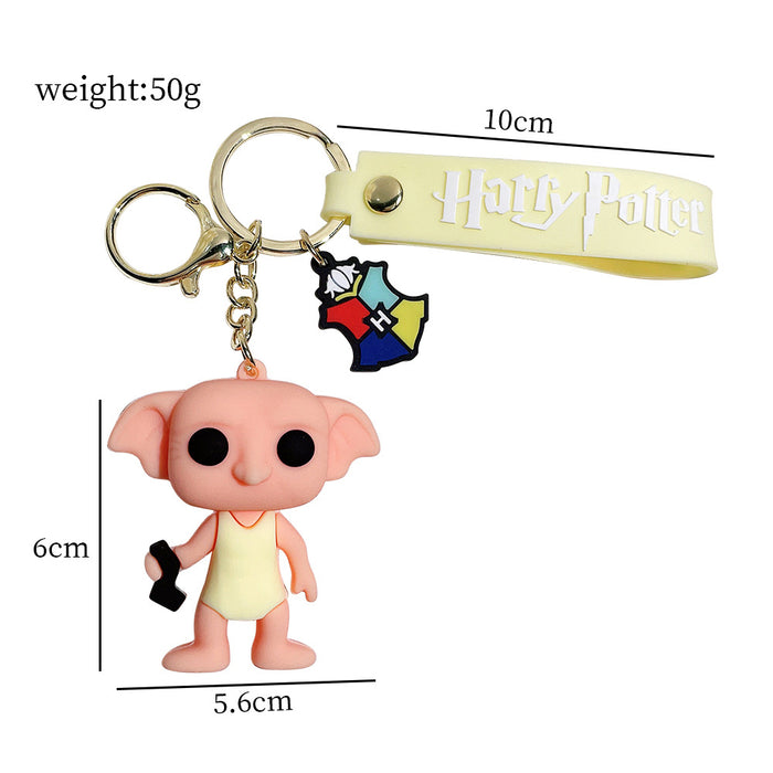 Wholesale Cartoon Silicone Doll Keychain JDC-KC-QiChao045