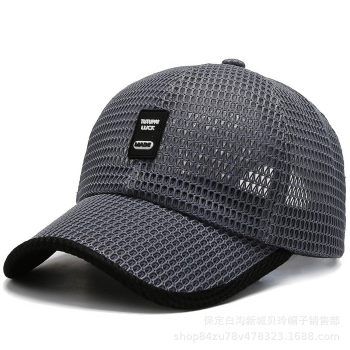 Wholesale Hat Mesh Baseball Hat Sunshade Breathable Sports and Leisure Sunscreen Hat