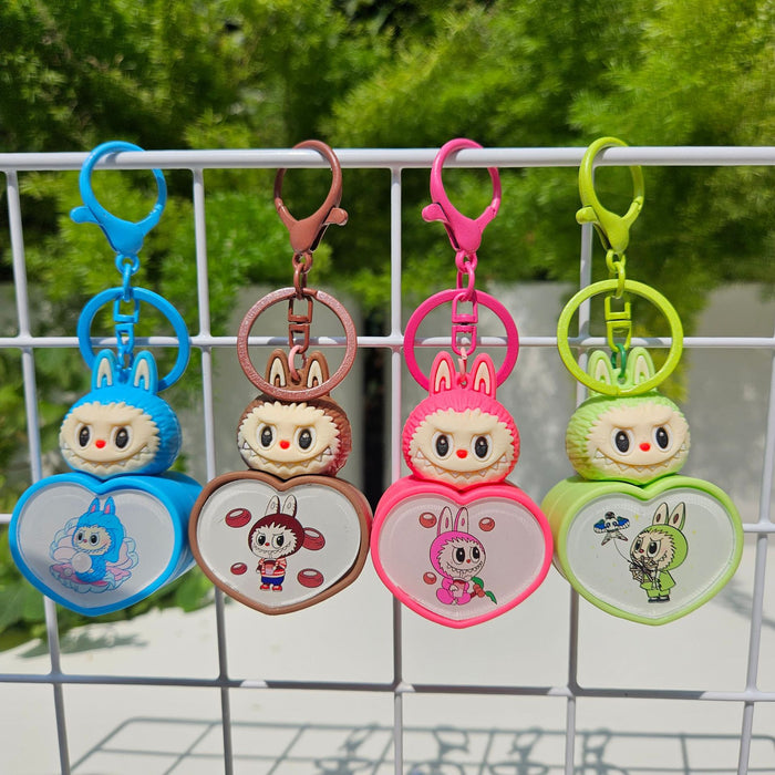 Wholesale Cartoon Doll Functional Luminous Cloth Creative Cartoon Cute Keychain Bag Pendant Keychain Car Buckle