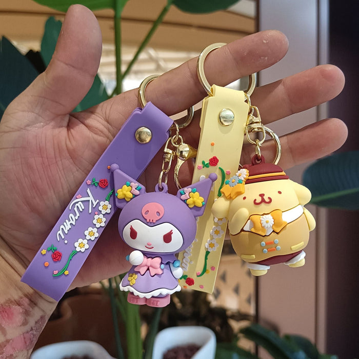 Wholesale Silicone Cartoon Doll Keychain(S) JDC-KC-YChang002