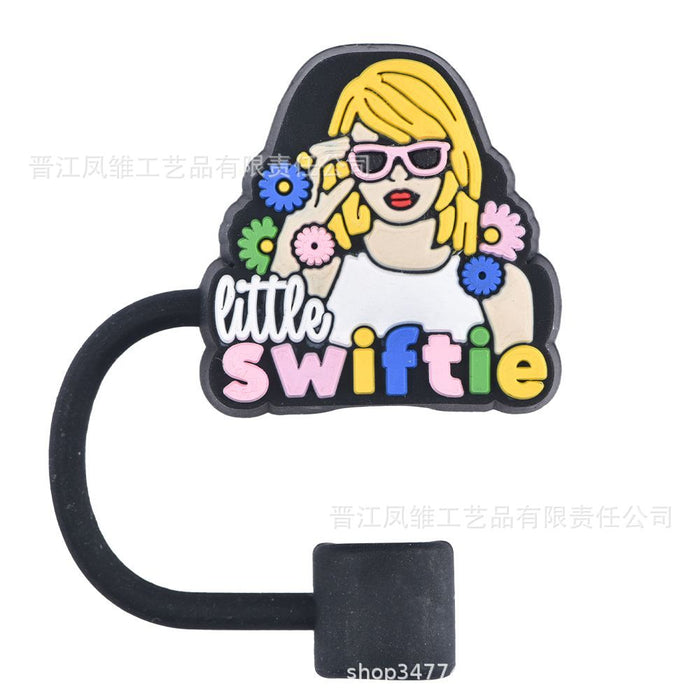 Wholesale 20pcs Food grade stainless steel glass drinking tube cover dust plug cover