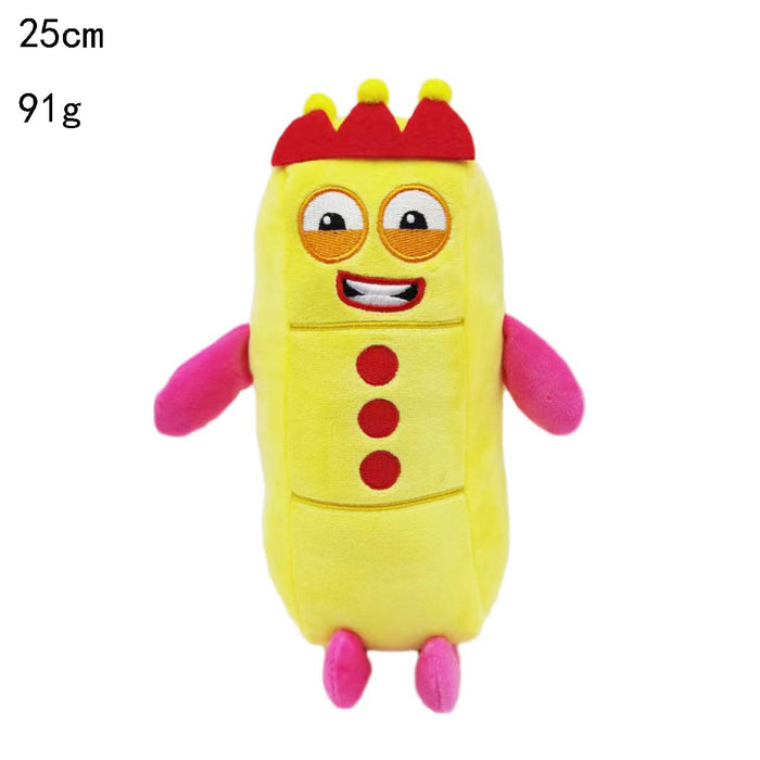 Wholesale Doll Number blocks digital building blocks plush toys early childhood education doll