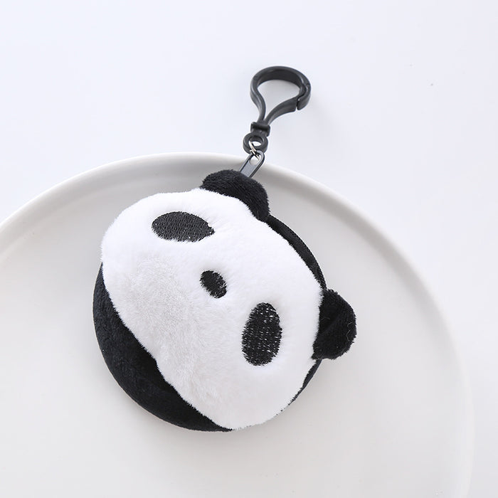 Wholesale Plush Cute Panda Coin Purse Creative Cartoon Coin Bag Keychain Bag Pendant Holiday Gift JDC-WT-XG007