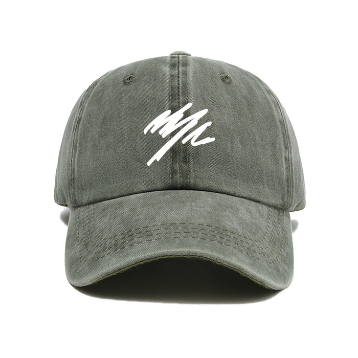 Wholesale Duck cap with simple letter print and deep top, versatile wide brimmed big toe baseball cap