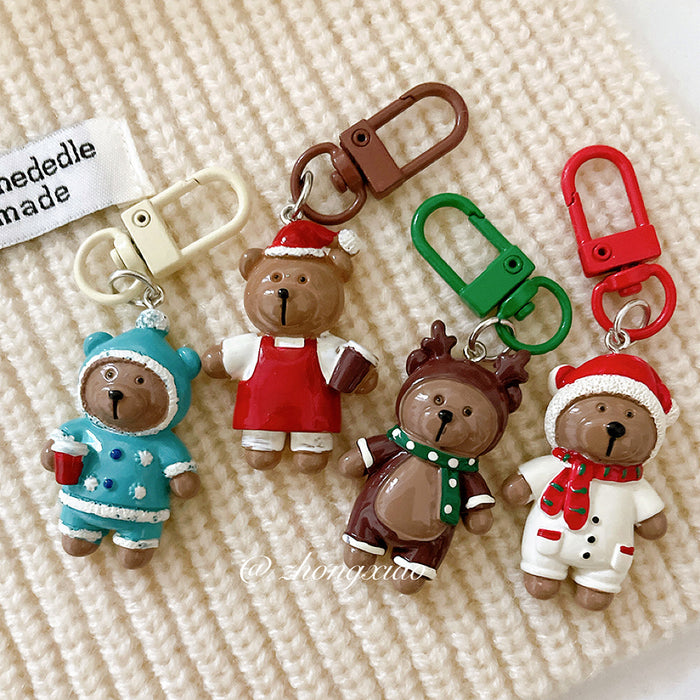 Wholesale Cartoon painted keychain pendant, cute girl heart backpack hanging accessory