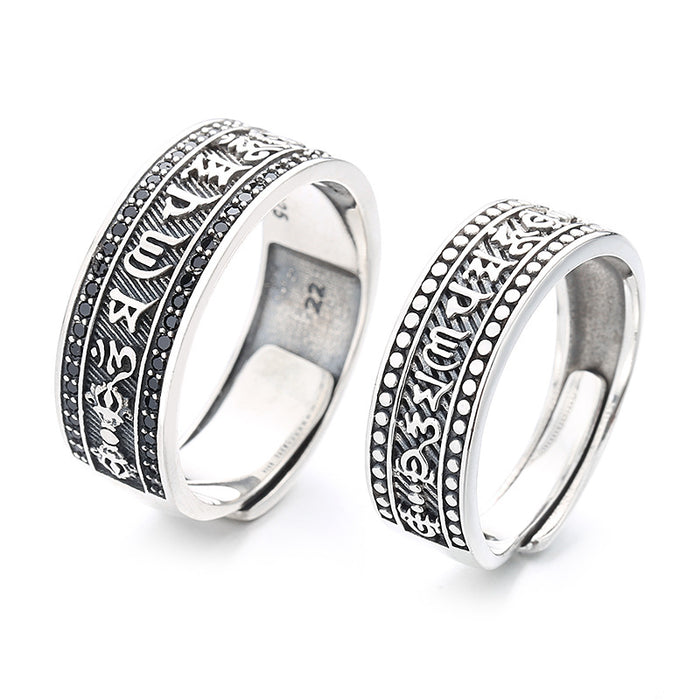 Wholesale Pure silver vintage ring, personalized ring