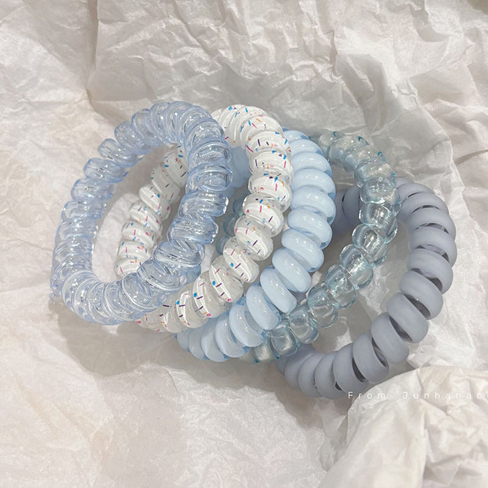 Wholesale Hair Ring Elegant Rubber Tendon Women's Head Rope Traceless Hair Rope Hair Accessories