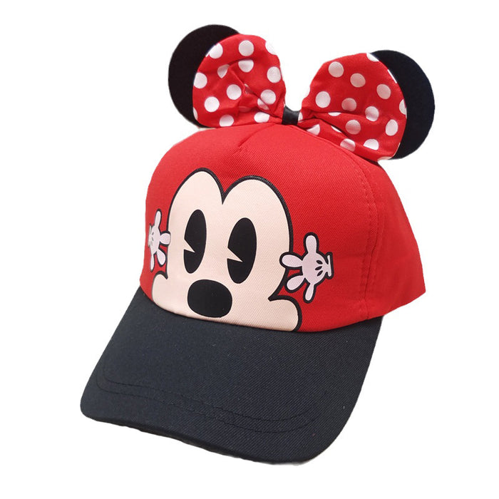 Wholesale Cartoon Children's Baseball Hat Cute Bow Duck Tongue Hat Big Ears Sunshade Hat