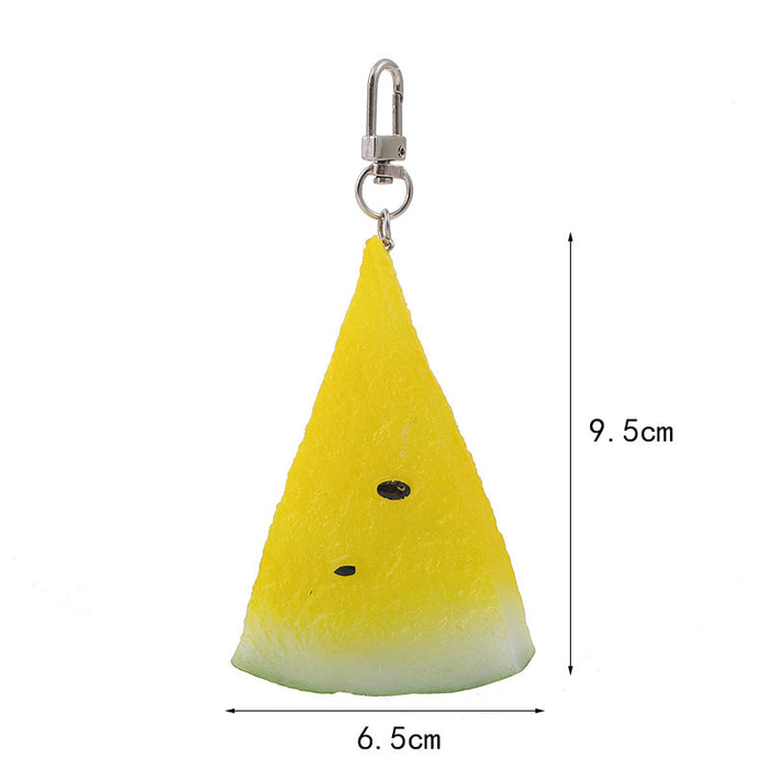 Wholesale Fruity PVC Keychain Chic Decorative Accessory for Bag Charm or Gift MOQ≥2