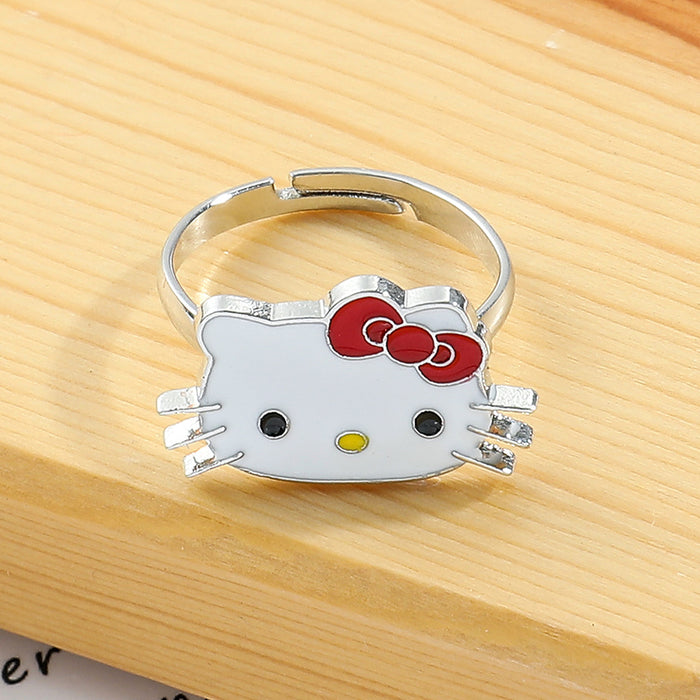 Wholesale Cartoon Cat Alloy Necklace Three Pieces JDC-NE-BS009