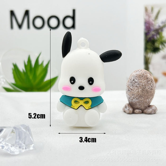 Wholesale Cartoon  Keychain Doll Pendant Cream Glue Phone Case