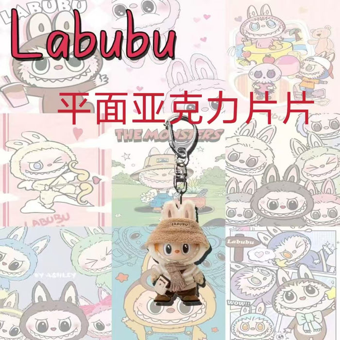 Wholesale Little Sheep Keychain Cute Cartoon Acrylic Personalized School Bag Pendant Keychain Gift