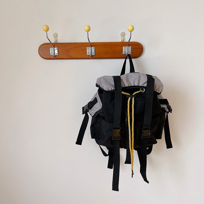 Wholesale Children's bag, contrasting color backpack, handsome outdoor travel, large capacity backpack, lightweight backpack