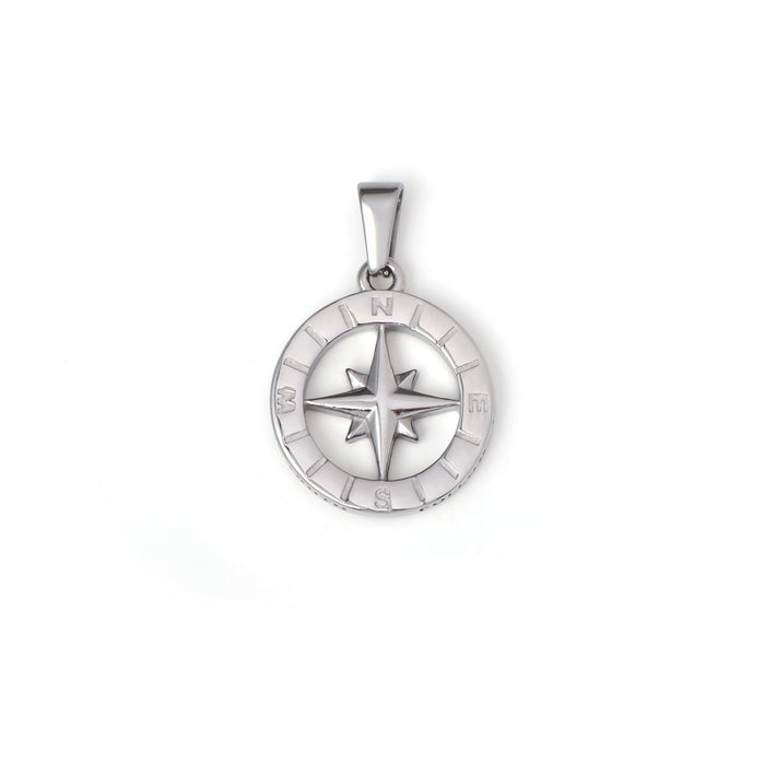 Wholesale 6pcs/set Compass North Star Ring Necklace Pendant ( Single Pendant)