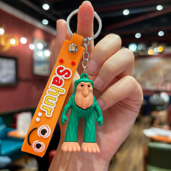 Wholesale Doll keychain pendant cartoon funny series keychain car keychain bag accessories