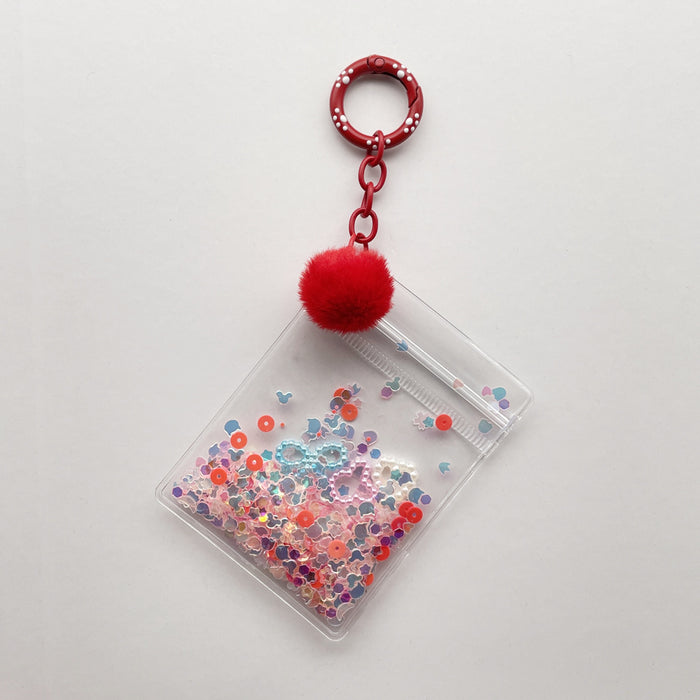 Wholesale transparent thick cute key chain pendant accessories