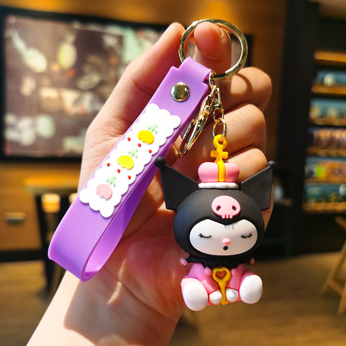 Wholesale Rubber Cartoon Doll Three-dimensional Keychain JDC-KC-Tingm105