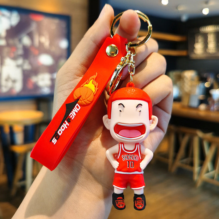 Wholesale Cartoon Doll Silicone Keychain JDC-KC-Tingm276